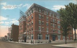 Malbourne Hotel, Durham, NC Postcard