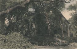 Residence of H. T. Scott, Burlingame, CA Postcard