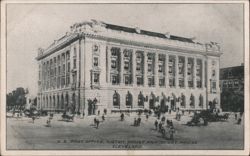 U. S. Post Office, Custom House And Court House, Cleveland Postcard