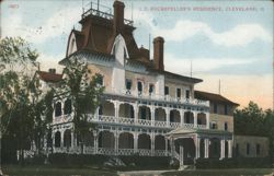 J. D. Rockefeller's Residence, Cleveland, OH Postcard