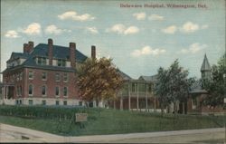 Delaware Hospital, Wilmington, Del. Postcard