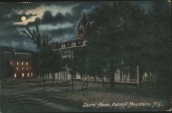 Laurel House, Catskill Mountains, N.Y. by Moonlight Postcard