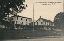 Cole's Pleasant View House, Windham, Catskill Mts. Postcard