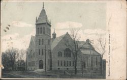 Baptist Church, Ottawa Kansas Postcard
