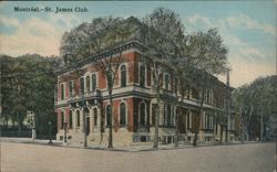 St. James Club Building, Montréal Postcard