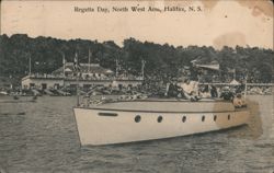 Regatta Day, North West Arm Postcard