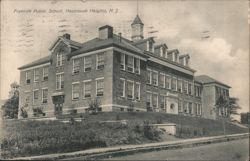 Franklin Public School, Hasbrouck Heights, N. J. Postcard