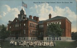 Havre De Grace High School, Havre De Grace, MD Postcard