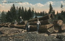 Lumber, El DOrado County Postcard