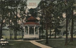 Band Stand, Public Park Postcard