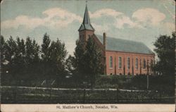 St. Mathew's Church, Neosho, WI Postcard