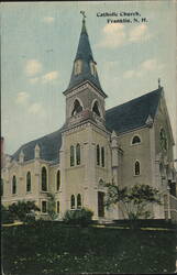 Catholic Church, Franklin, NH Postcard