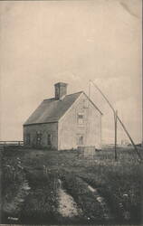 Old Coffin House, Nantucket, Mass. Postcard