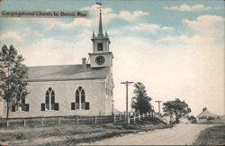Congregational Church, South Dennis, MA Postcard