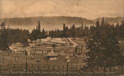 Point Defiance Park, Overlooking Puget Sound Postcard