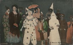 Masque Night Group, Asbury Park NJ Postcard