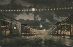 Hewitt Avenue West From Colby Postcard