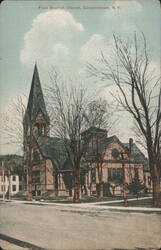 First Baptist Church, Cooperstown, NY Postcard