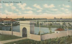 Windmont Park, Kewanee, Illinois Postcard