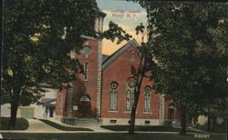 Baptist Church, Perry, NY Postcard