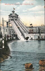 Shooting the Chutes, San Francisco, Cal. Postcard