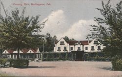 Country Club, Burlingame, CA Postcard