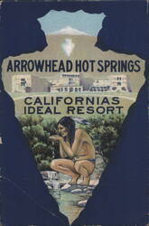 Arrowhead Hot Springs, California's Ideal Resort Postcard