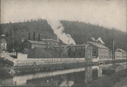 Lambertville Rubber Co. Factory, Canal View Postcard