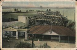 Figure 8 Roller Coaster, Tours of the World Postcard