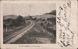 Train on Frisco Lines in the Ozarks Postcard