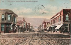 Main Street, Looking North, Anaconda, MT Postcard