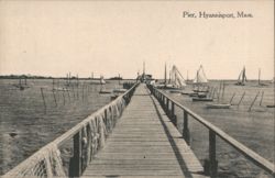 Pier, Hyannisport Postcard
