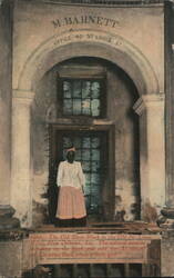 Old Slave Block, Old St. Louis Hotel, New Orleans Postcard