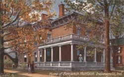 Benjamin Harrison Home, Indianapolis, IN Postcard