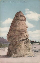 Liberty Cap, Yellowstone National Park Postcard