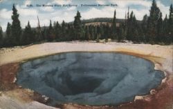 The Morning Glory Hot Spring Yellowstone National Park Postcard
