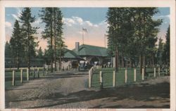 Yellowstone Station, O.S.L.R.R., Yellowstone Park Postcard