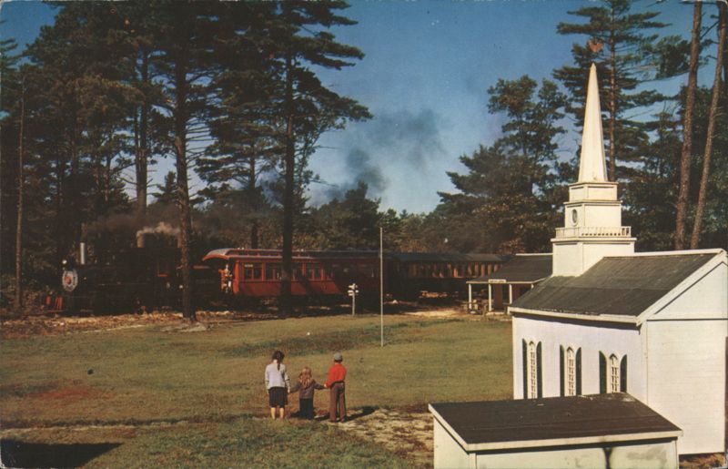 Edaville Railroad, Little Village of Peacedale, Train Ride South Carver Massachusetts