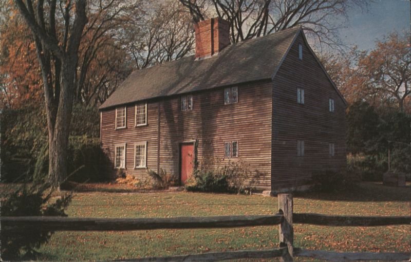 Howland House, Built 1667 by Jabez Howland Plymouth Massachusetts