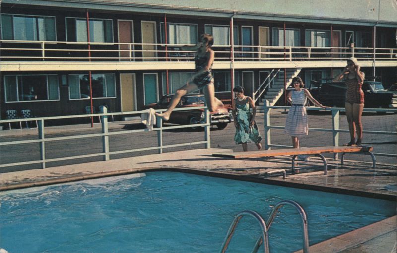 Panorama Motor Lodge Pool, Buzzards Bay, MA Massachusetts