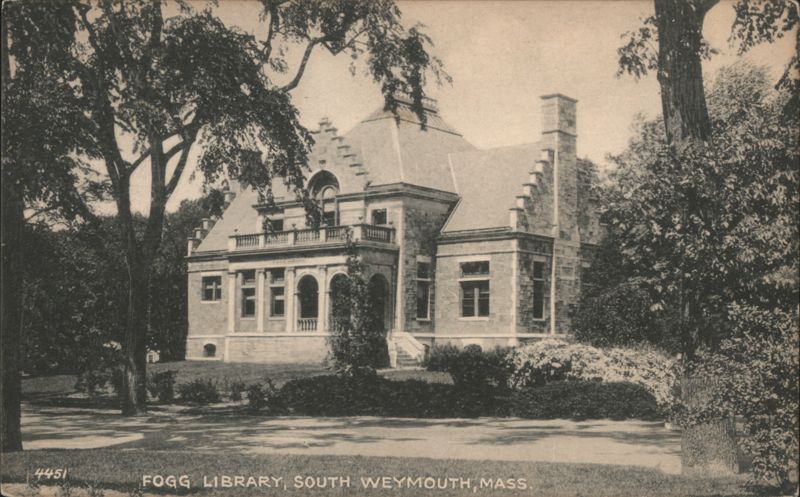 Fogg Library, South Weymouth, MA Massachusetts