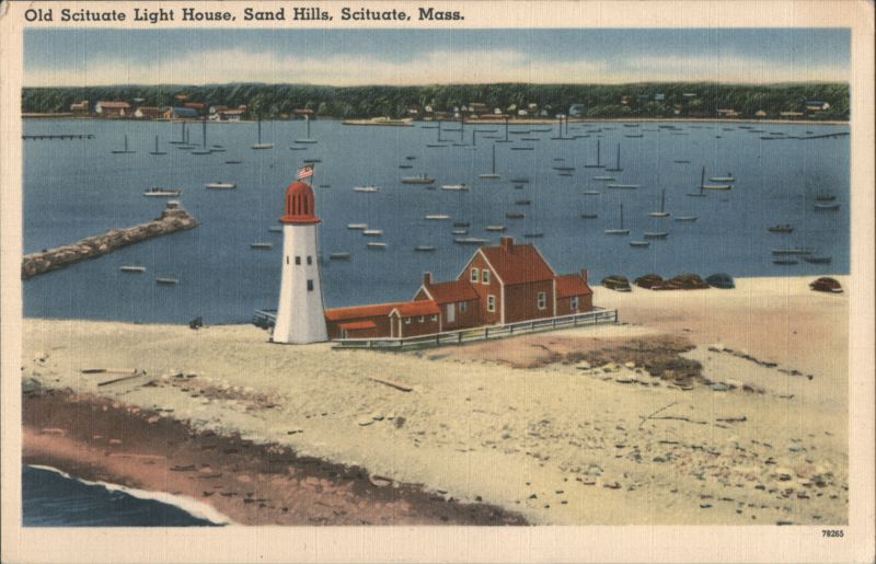 Old Scituate Light House, Sand Hills Massachusetts