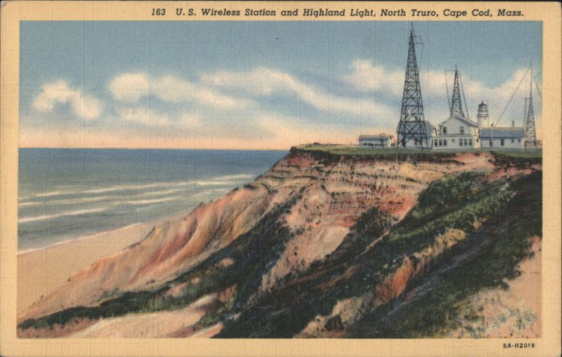 U.S. Wireless Station and Highland Light North Truro Massachusetts