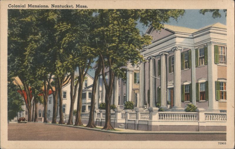Colonial Mansions, Nantucket Massachusetts