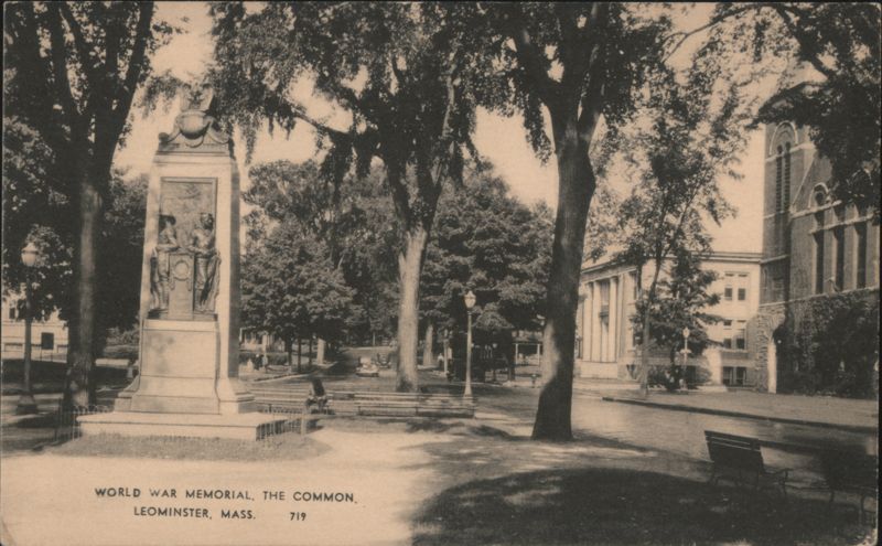 World War Memorial, The Common Leominster Massachusetts