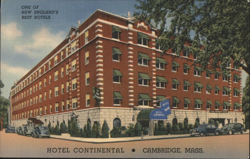 Hotel Continental, ONE OF NEW ENGLAND'S BEST HOTELS Cambridge Massachusetts