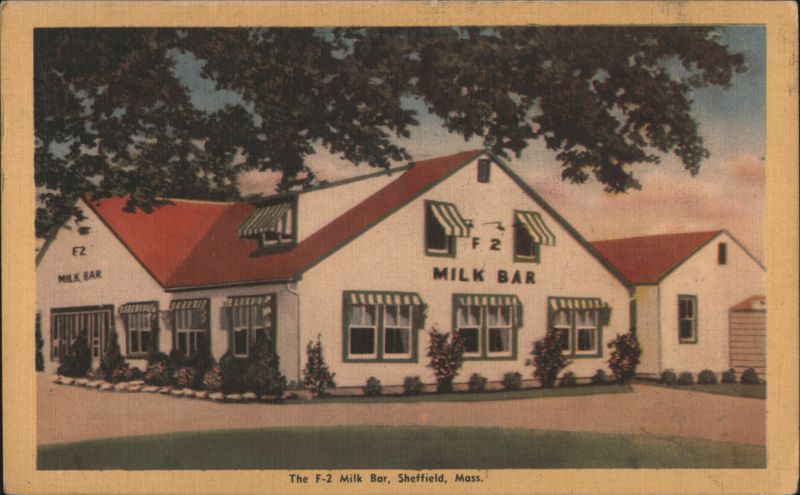 F-2 Milk Bar, Sheffield, Mass. Massachusetts