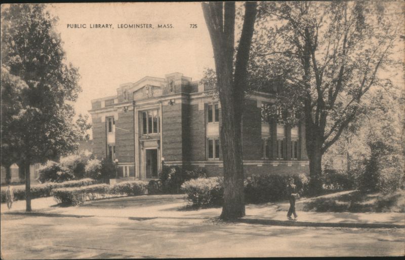 Street View of Public Library Leominster Massachusetts