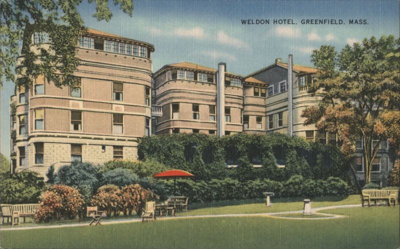 Weldon Hotel, Greenfield, Mass. Massachusetts
