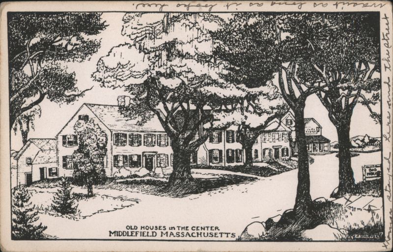 Old Houses in the Center, Middlefield, MA Massachusetts